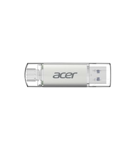 Acer 32GB USB 3.2 UT300-32GB USB-A+USB-C Çift Taraflı Metal Flash Bellek