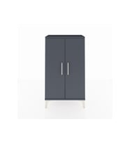 Arges Komodin 2 Kapaklı 60x30x106 Antrasit-Antrasit