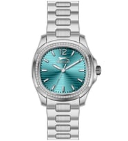 Slazenger SL.09.2238.3.07 Quartz Çelik Gri Mavi Kadran 34 mm Kadın Kol Saati