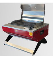 Remta R131 Elektrikli Profesyonel Döküm Barbekü Izgara Mangal Kırmızı