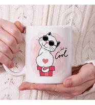 Love Cat Tasarım Kupa Bardak