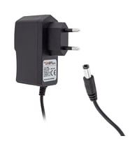 Powermaster PM-8118 12 Volt - 1 Amper 5.5*2.5 Mm Uçlu Plastik Kasa Priz Tipi Adaptör (Siyah)