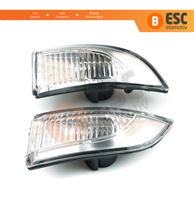 Renault Megane MK3 Fluence Latitude Laguna Scenic için Ayna Sinyali Sağ Sol 261656470R 261609550R