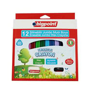 Bigpoint 12’li Silinebilir Jumbo Mum Boya