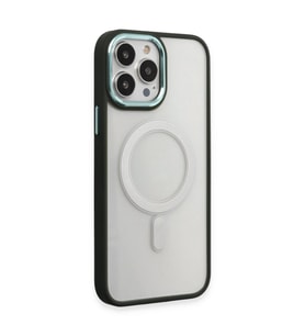 Apple İphone 15 Pro Kılıf Room Magneticsafe Silikon - Köknar Yeşili