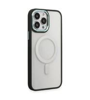 Apple İphone 15 Pro Kılıf Room Magneticsafe Silikon - Köknar Yeşili