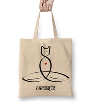 Namaste Yoga 04 Bez Çanta Uzun Saplı