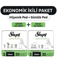 Sleepy Natural Ultra Ped Uzun 20 Adet + Uzun Günlük Ped 32 Adet