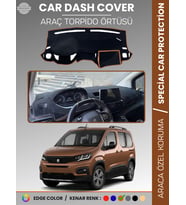 PEUGEOT RİFTER (2018-2025) Torpido Örtüsü Ön Göğüs Koruma Torpido Koruma Tam Uyum Kaymaz Özel Kesim