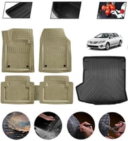 Toyota Corolla Sedan 2002-2007  Uyumlu Paspas Araca Özel Bagaj Havuzu MBS Bej