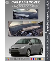 FORD C-MAX UZUN KAPAKLI (2003-2010) Torpido Örtüsü Araca Özel Tam Uyum Kaymaz Kolay Montaj