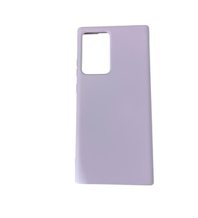 Galaxy Note 20 Ultra ile Uyumlu Cappy Silikon Kılıf Lila