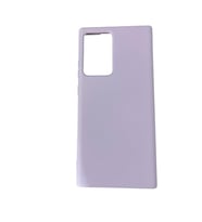 Galaxy Note 20 Ultra ile Uyumlu Cappy Silikon Kılıf Lila