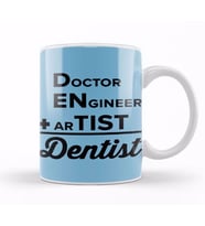 Doctor Engineer Artist Dentist 033 Kupa Bardak Porselen