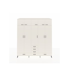 Kronos Dolap 6 Raflı 6 Çekmeceli 4 Askılı 220x59x243 Aytaşı-Aytaşı/Aytaşı