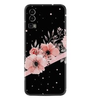 General Mobile GM 23 Kılıf Resimli Desenli Baskılı Silikon Flowers Dots 1423