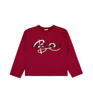 Civil Girls Be Yourself Baskılı 10-13 Yaş Sweatshirt - Bordo