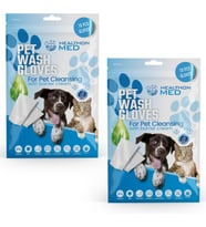 Evcil Hayvan Temizleme Mendil Kesesi – Kedi, Köpek ve Diğer Hayvanlar İçin, Aloe Vera & Bariyer Kremli, Durulama Gerektirmez (1 Paket 10 Adet)