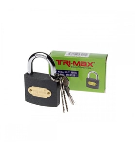 TRI-MAX ASMA KİLİT 50 MM GRİ MK2325