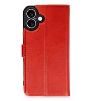 iPhone 16 Plus Kılıf Trend S Plus Kapaklı Kılıf - Kırmızı