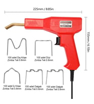 Plastik Zımba Teli Kaynak Makinası 50W/220V+500 Adet Tel