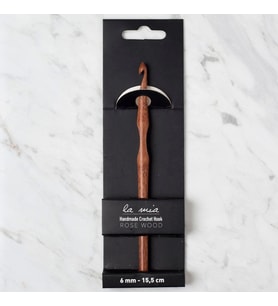 La Mia Rosewood 6 Mm 15.5 Cm Ahşap Yün Tığ