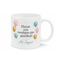 Doğum Günü Hediyesi Kahve Kupası Özel Tasarım Baskılı Kupa Bardak Hediye