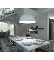 RİOLİGHT RETRO,RUSTİK,MODERN BEYAZ MUTFAK,ODA,CAFELER İÇİN TEKLİ METAL SARKIT AVİZE ÇAP:40CM
