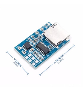 GPD2846A MP3 Ses Çalma Modülü Sd Kard 2watt Amplifier Modül Amfi