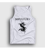 Presmono Unisex Beyaz Logo Sepultura Atlet 173040tt (Beyaz)