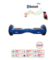 Citymate Elektrikli Kaykay Hoverboard Bluetooth Hoparlörlü 6.5 Inch Mavi