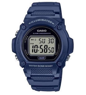CASIO W-219H-2AVDF DIGITAL ERKEK KOL SAATİ (Lacivert)