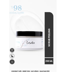 Cremika Vücut Peelingi Doğal Biyo-Aktifler ile Cilt Bakımı 250 ml Vegan ve Cruelty-Free