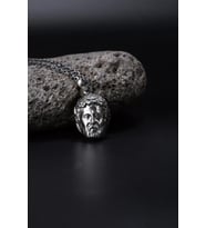 925 Ayar Gümüş Zeus Figürlü Kolye Silver