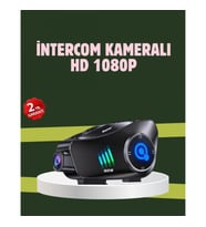 Mey İthalat® Q28 Full HD Kameralı Motosiklet Kask Kulaklığı – 45 Saat Müzik, IPX6 Su Geçirmez