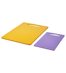 Kesme tahtası, parlak sarı-lila, 2 parça
