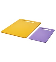 Kesme tahtası, parlak sarı-lila, 2 parça