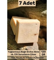 #sabun %100 Doğal Güzel Kokulu El Yüz Saç Cilt Vücut Orijinal Bitkisel Argan Sabunu 120g - 7 Adet