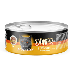 Döner Chicken, Sos İçinde Tavuk Etli Tam & Dengeli Yetişkin Kedi Maması 70 gr