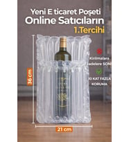 21X36 cm 50 adet Havalı Kargo Poşeti Airbag/Airbed/Airpack/Airpak Ambalaj