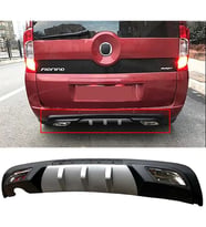 Fiat Fiorino Difüzör Difizör Gri + Kare Egzoz Görünüm C Tip