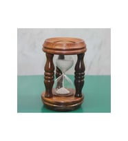 Kişiye Özel Ahşap Kumsaati - 12x8cm