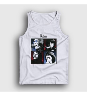Presmono Unisex Beyaz Band The Beatles Atlet 114270tt (Beyaz)