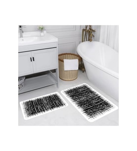 Eliana Home Baskılı 2'li Banyo Paspas Takımı RVG5148