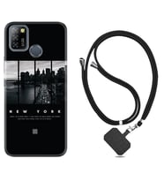 INFINIX Smart 4 5 6 Zero 8 S5 Pro Kılıf Boyun Askılı Silikon New York 1612