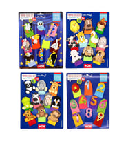 4 Set - 40 Parça Tox Rakamlar, Uçan, Evcil ve Vahşi Hayvanlar Parmak Kukla T771 T781 T222 T64