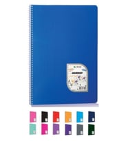 Çınar Colormaxi Spiralli Plastik Kapak A5 72 Yaprak Çizgili Öğrenci Defteri (12 Li Paket) (Karışık)
