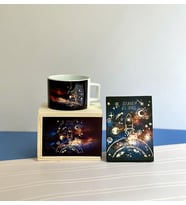 Space Roket Mini Fotoğraf Albümü ve Kutulu Kupa