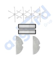 Dreame D9,D9 Max,L10 Pro,D9 Pro Uyumlu 4 Yan Fırça 2 Filtre 2 Mop PKT-iasgf0000160