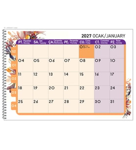 2027 DEFTER PLANLAYICI 23X33 cm